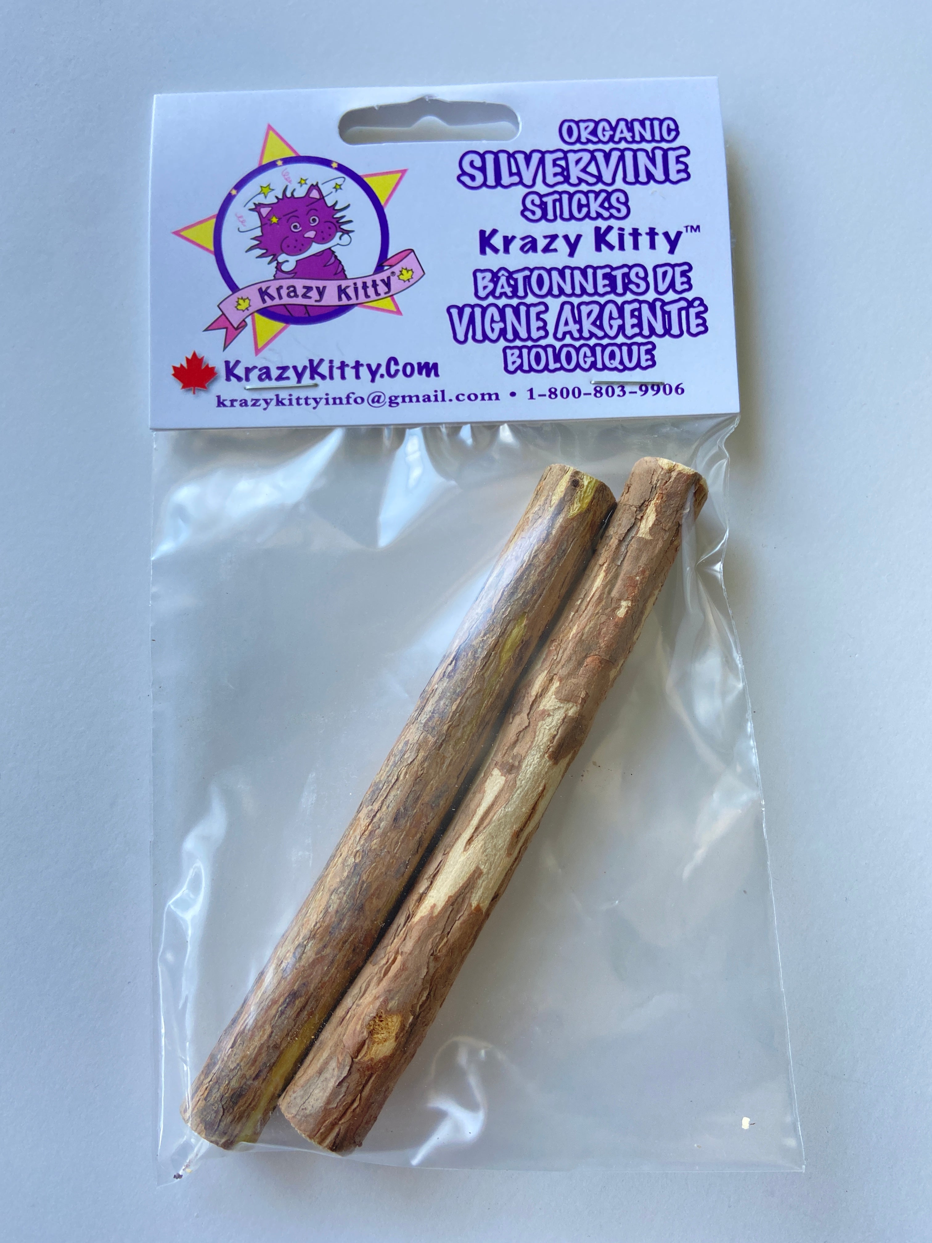 Silvervine Sticks (cleaned) Price for pack of 2