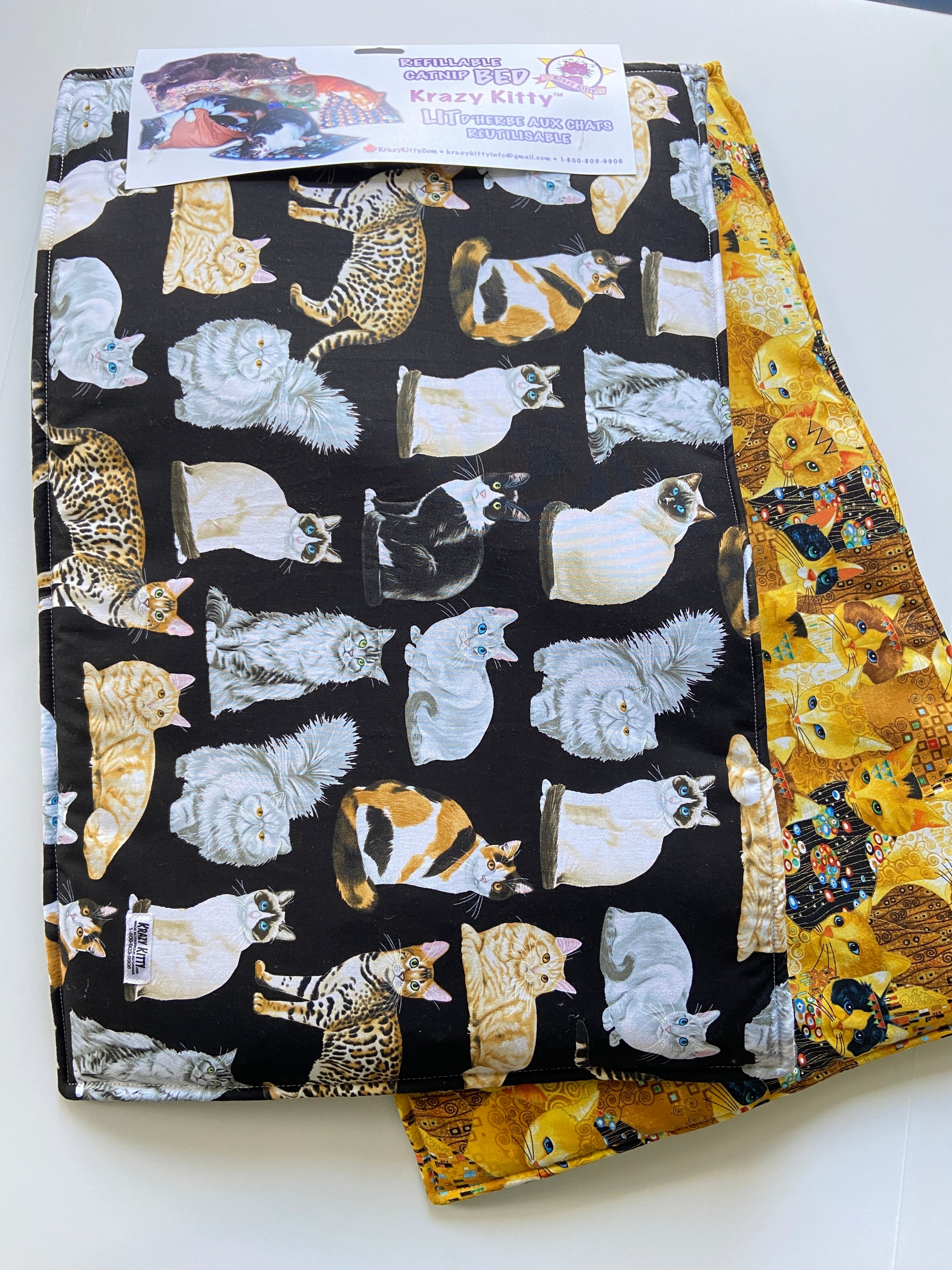 Refillable Catnip Beds (approx 24" x 15.5") Price for each bed