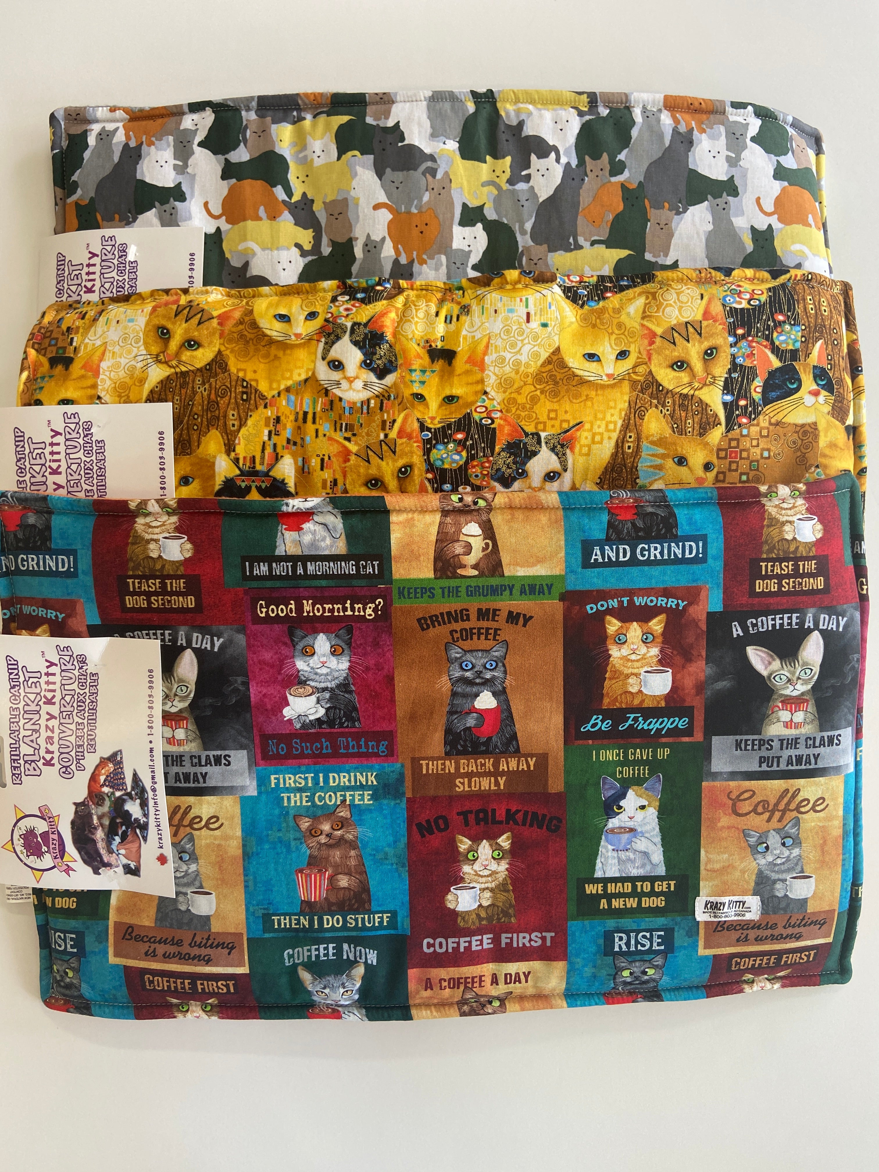 Refillable Blankets (approx 13”x 21”). Price for each blanket