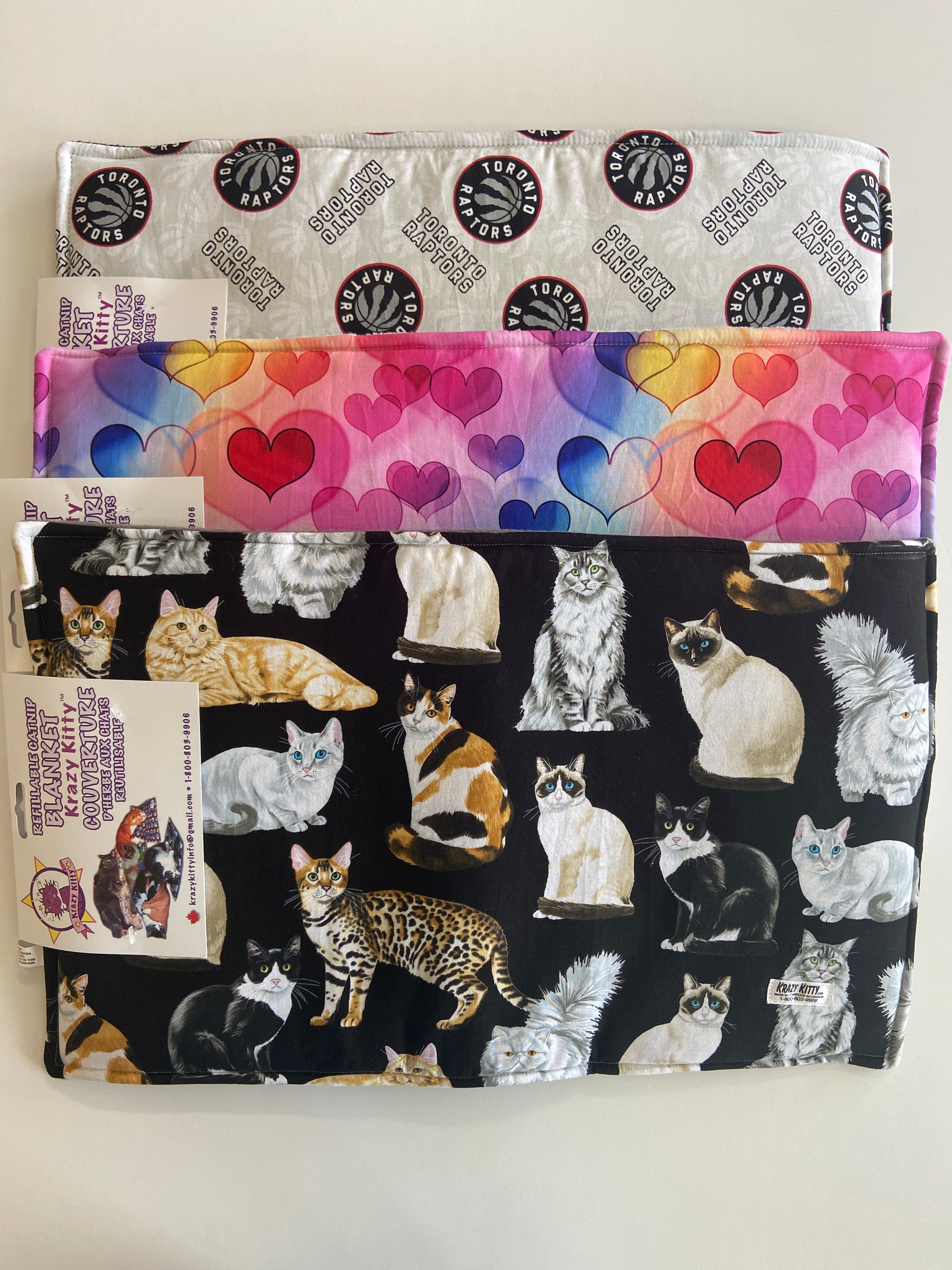 Refillable Blankets (approx 13”x 21”). Price for each blanket